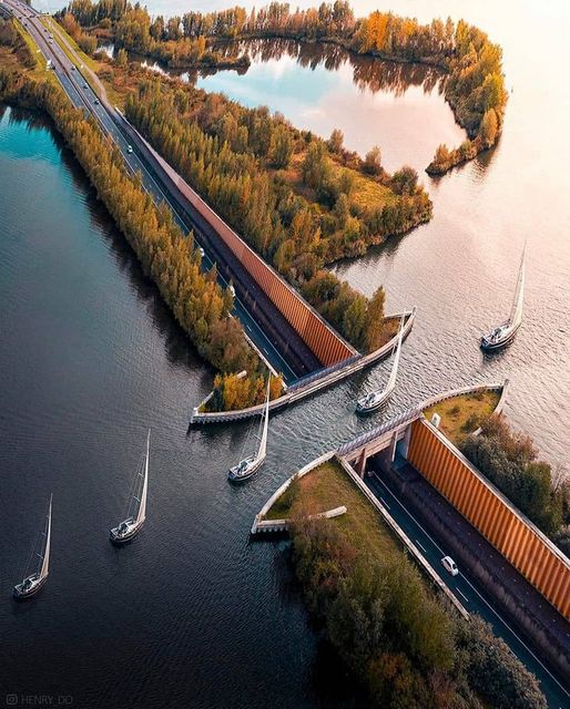 Magnificence Of Veluwemeer Aqueduct: A True Engineering Wonder - NICKEY ...