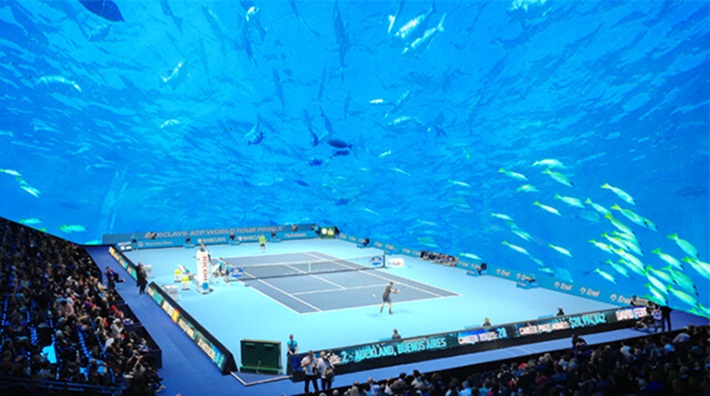 The Ultimate Tennis Experience: Dubai s Underwater Stadium NICKEY S