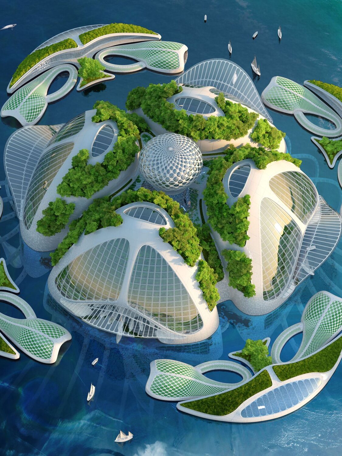 Floating Village by Vincent Callebaut » Nickey's Circle