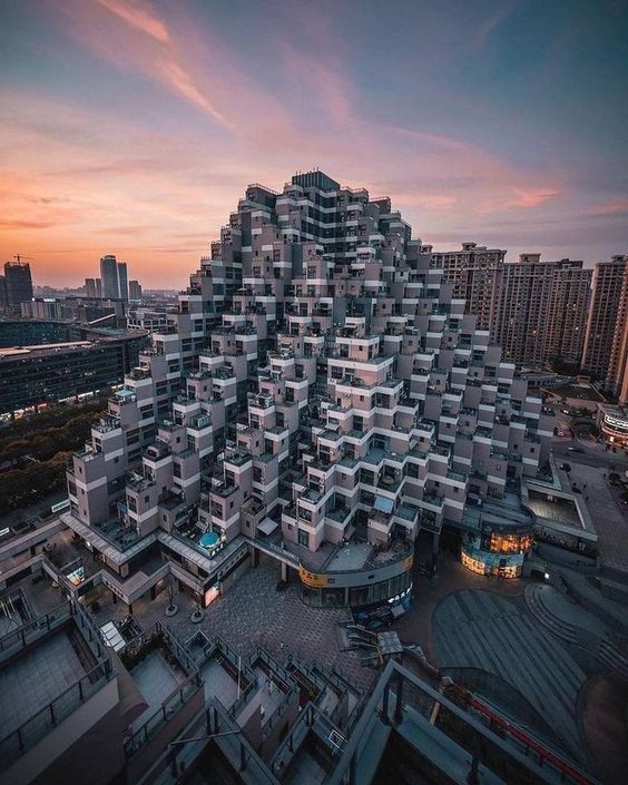 The Pyramid Apartment Complex In Kunshan, China - Nickey's Circle